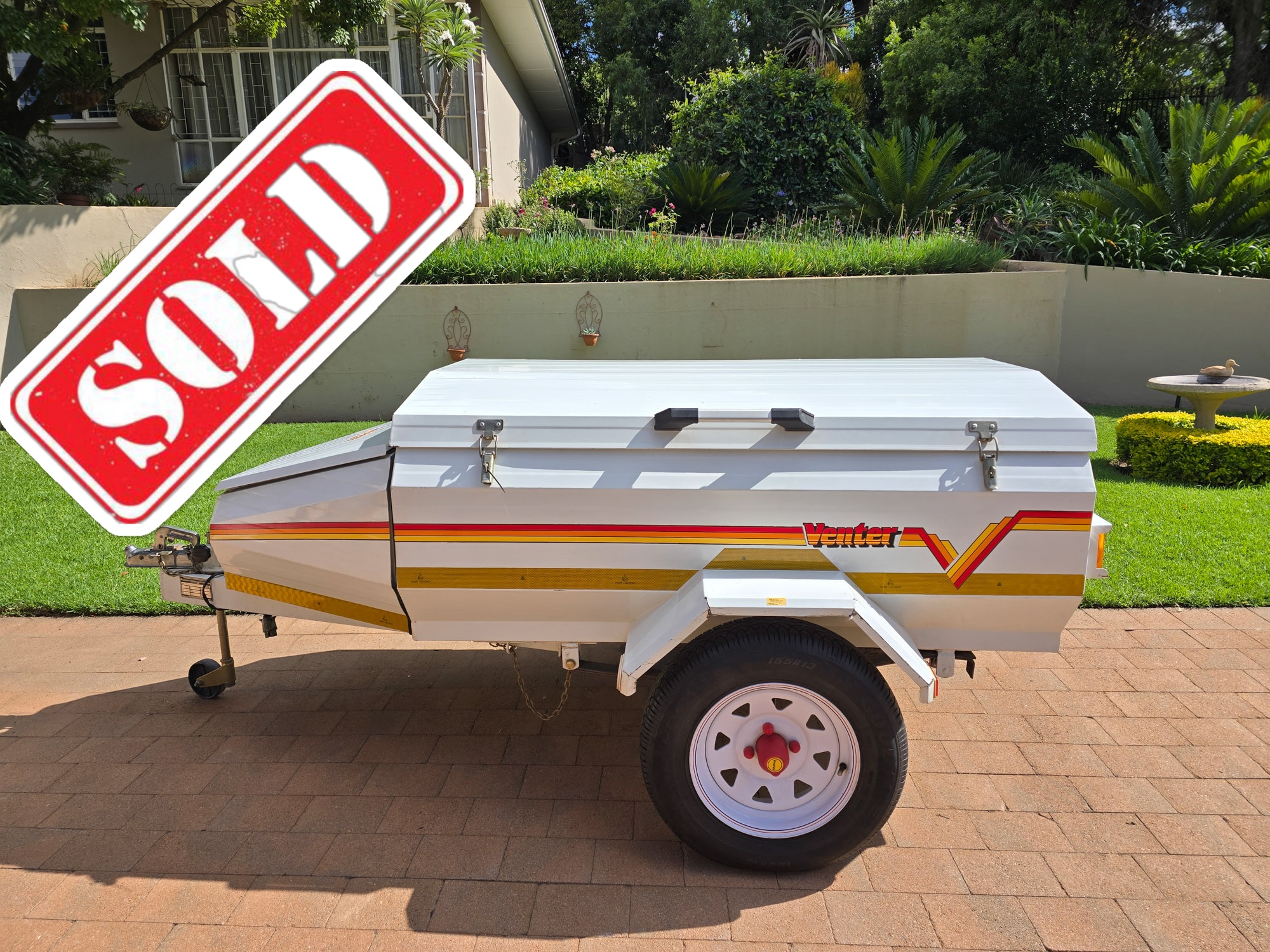 SOLD 2008 Venter Super 5 Luggage Trailer
